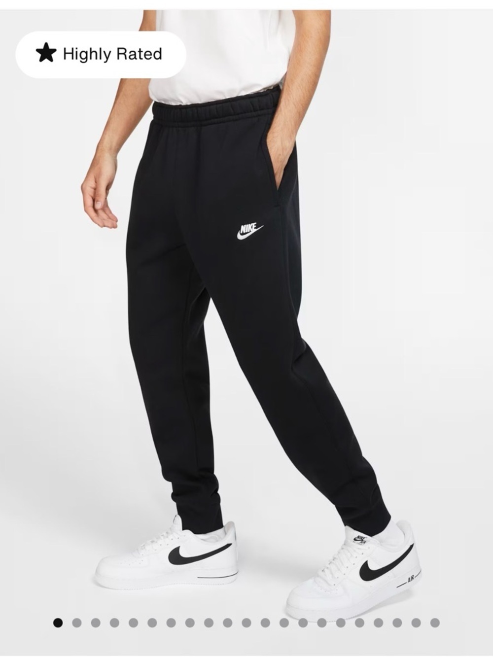 Nike Black Jogger Sweatpants XXL
